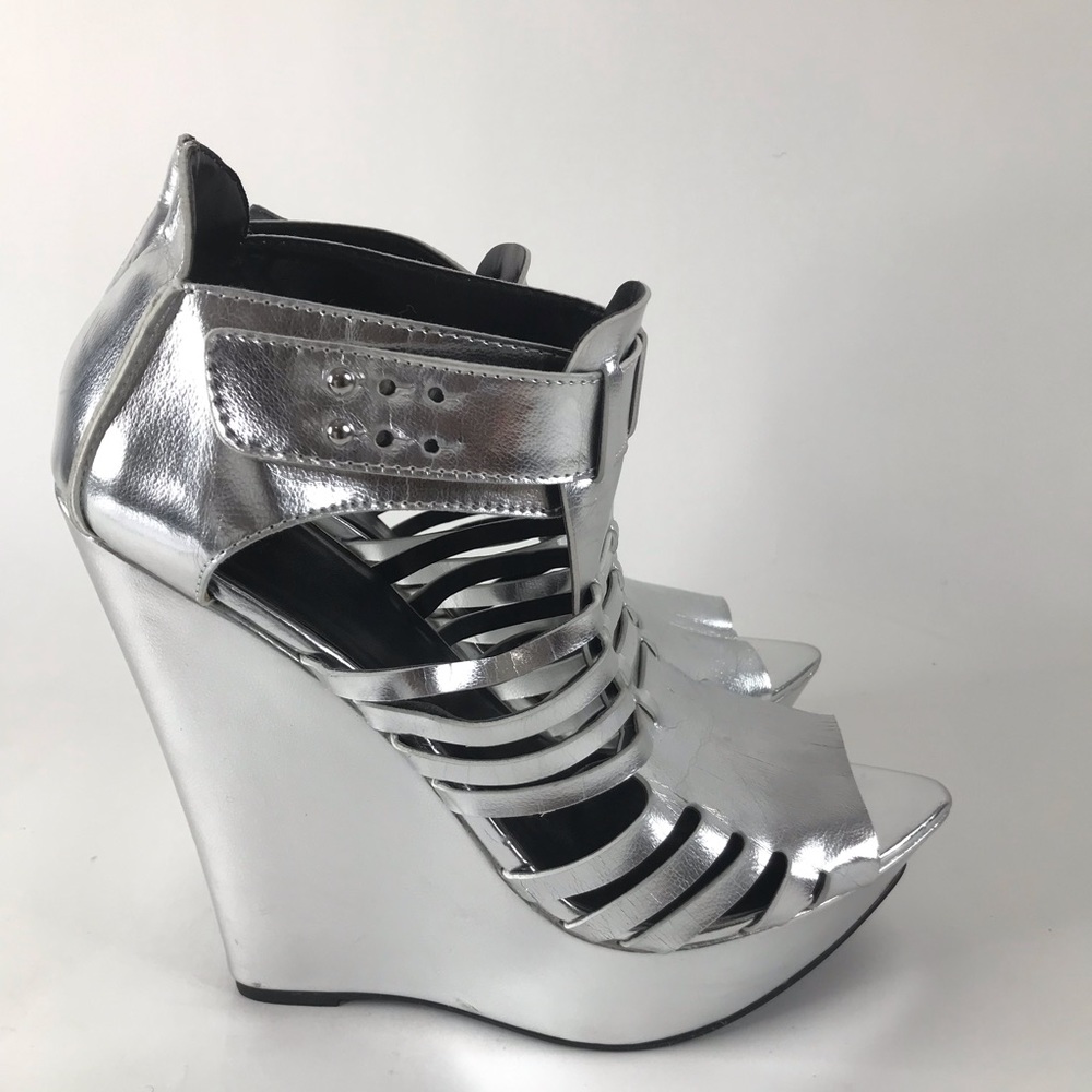 Beau + Ashe Savanna 6 in Platform Strappy Wedge Heels Women’s Size 9